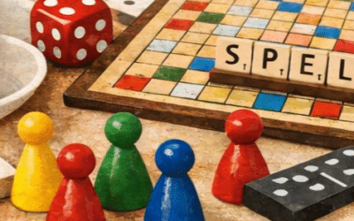 Leerlingen Het Perron organiseren spelletjesmiddag